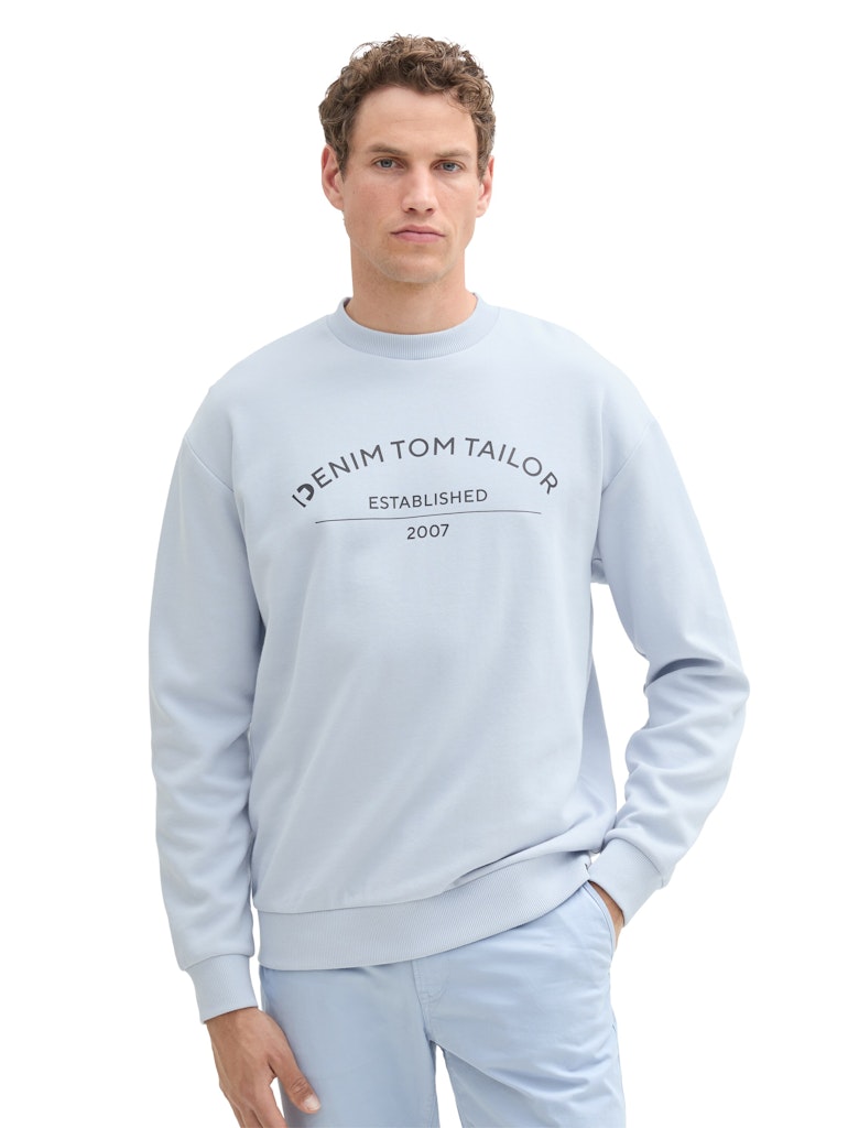 Sweatshirt mit Logo Print