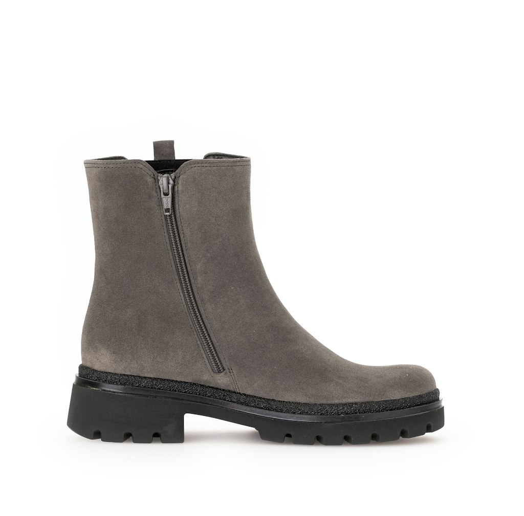 Chelsea Boots Rauleder grau