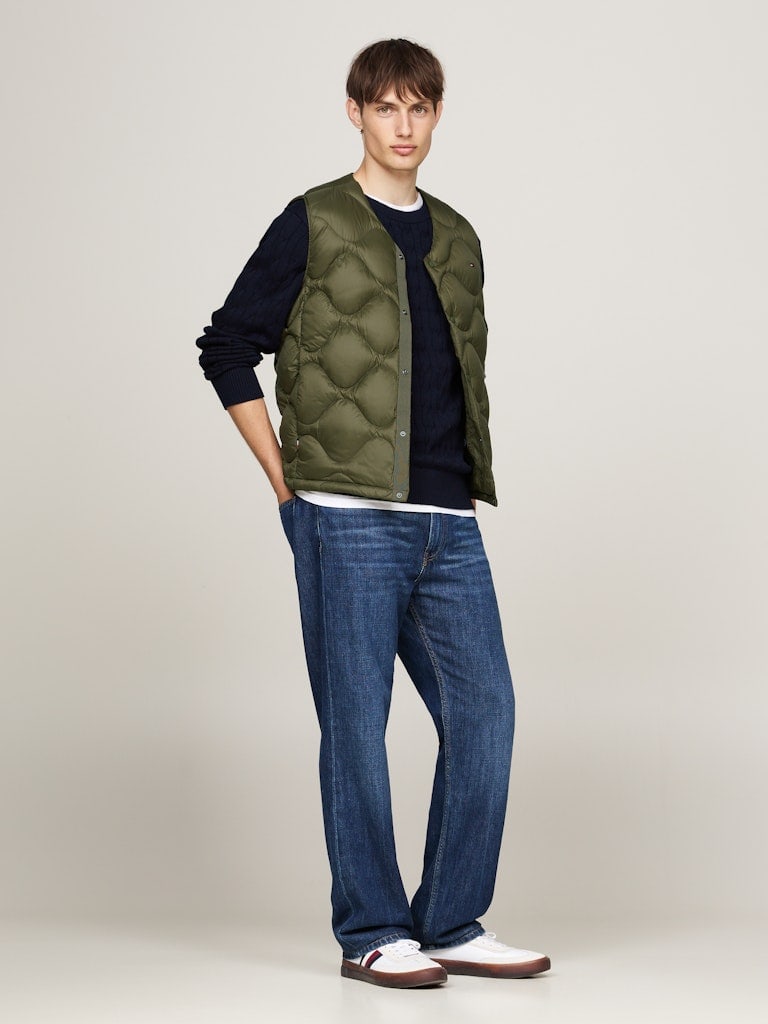 ONION QUILTED DOWN LINER VEST