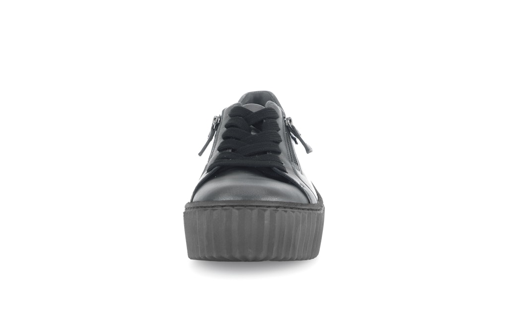 Sneaker low Lackleder schwarz