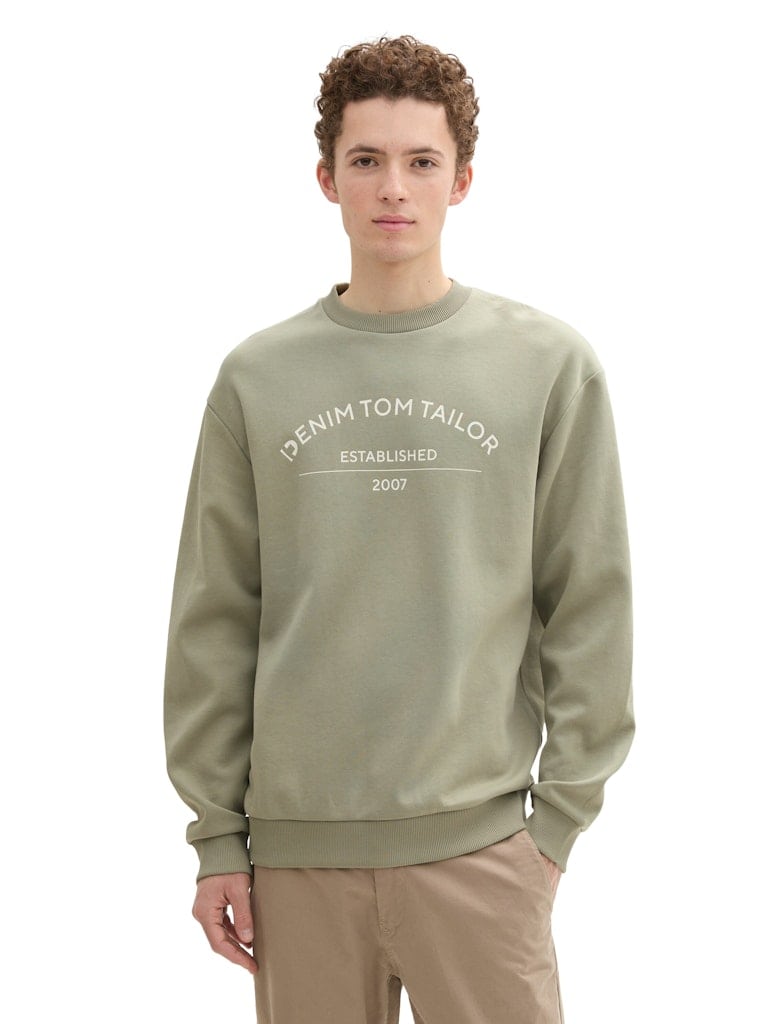 Sweatshirt mit Logo Print