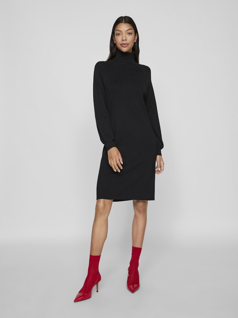 VIOSTRIA ROLL NECK L/S KNIT DRESS - NOOS