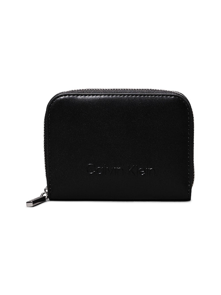 EMBOSSED LOGO ZIP MD WALLET