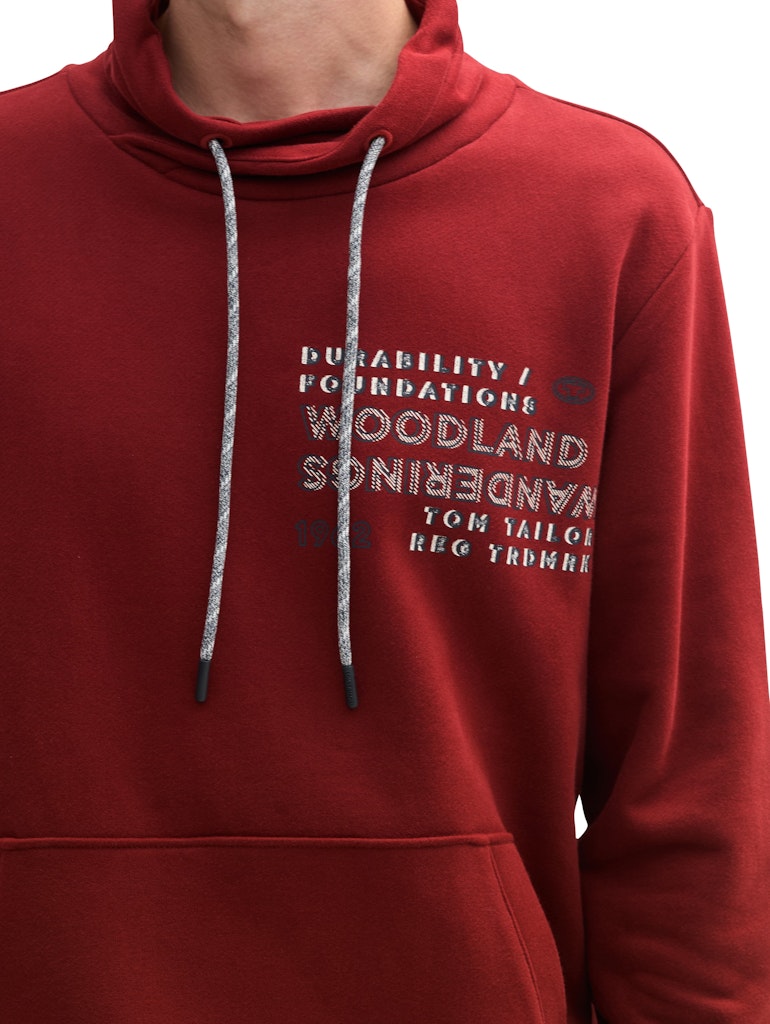 Sweatshirt mit Textprint