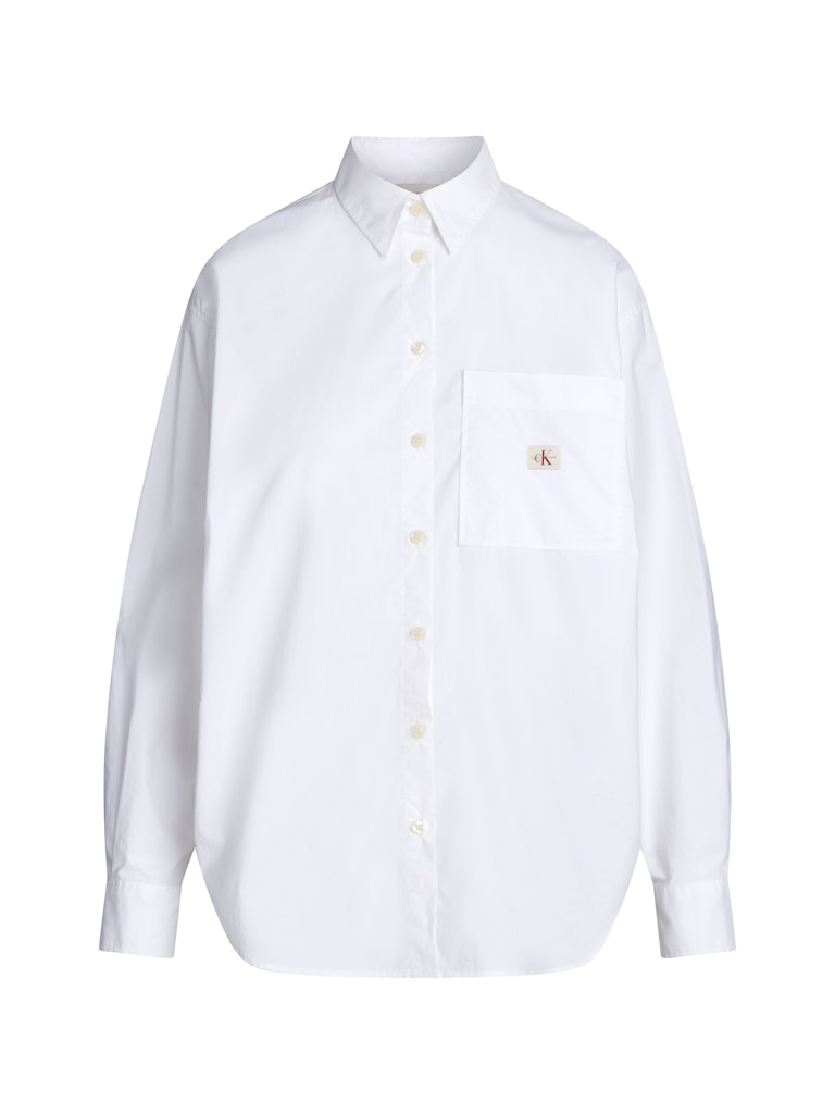 WOVEN LABEL RELAXED SHIRT