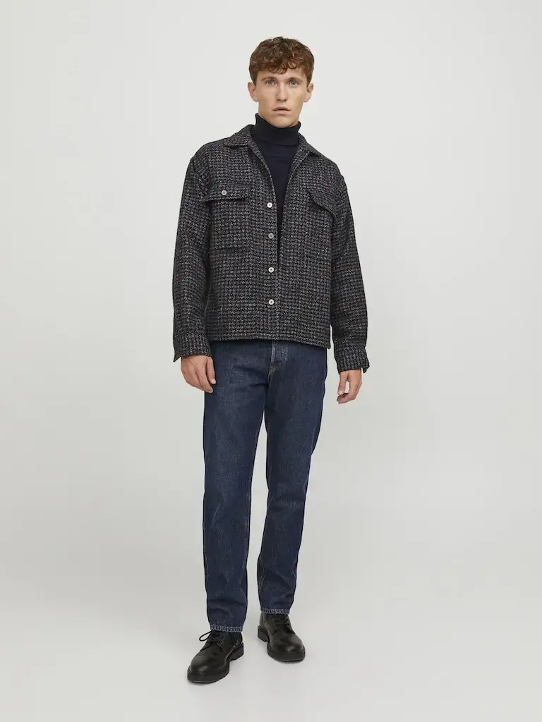 JPRBLUJACKSON WOOL OVERSHIRT L/S LN