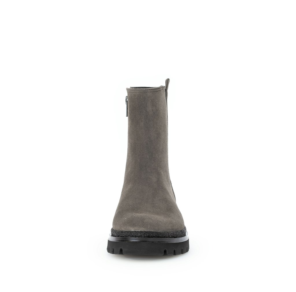 Chelsea Boots Rauleder grau