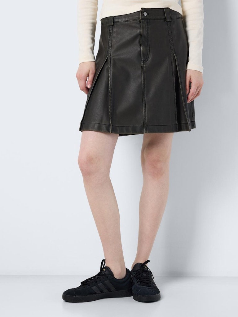 NMDOROTHY NW PU WASHED SKIRT