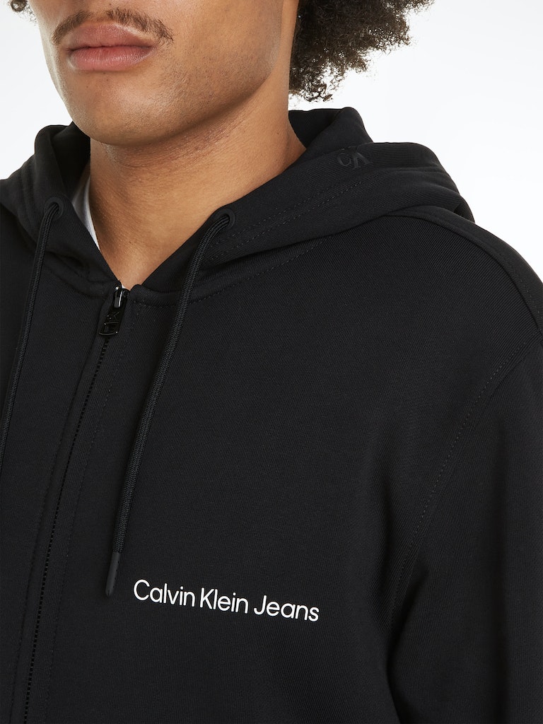 INSTITUTIONAL ZIP THROUGH HOODIE