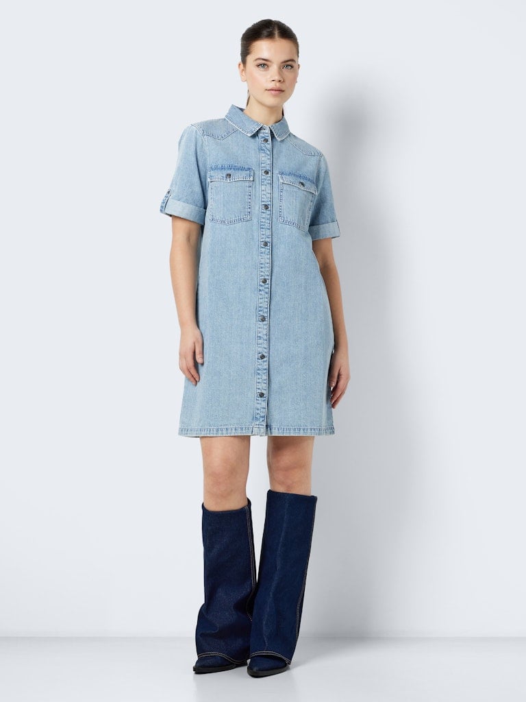 NMNEW SIGNE S/S DENIM DRESS VI003LB NOOS