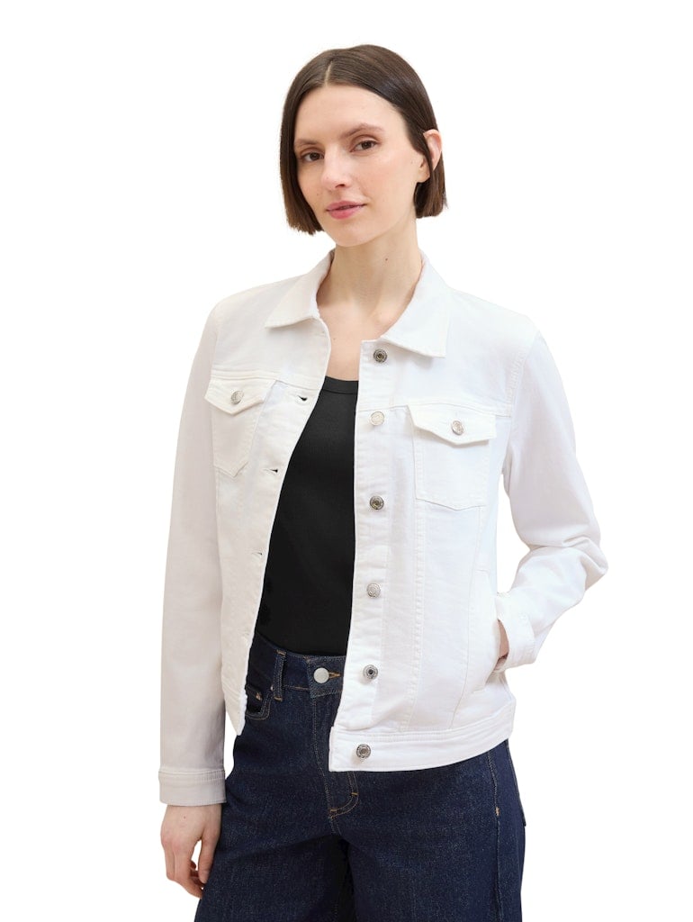 Jeansjacke mit recycelter Baumwolle