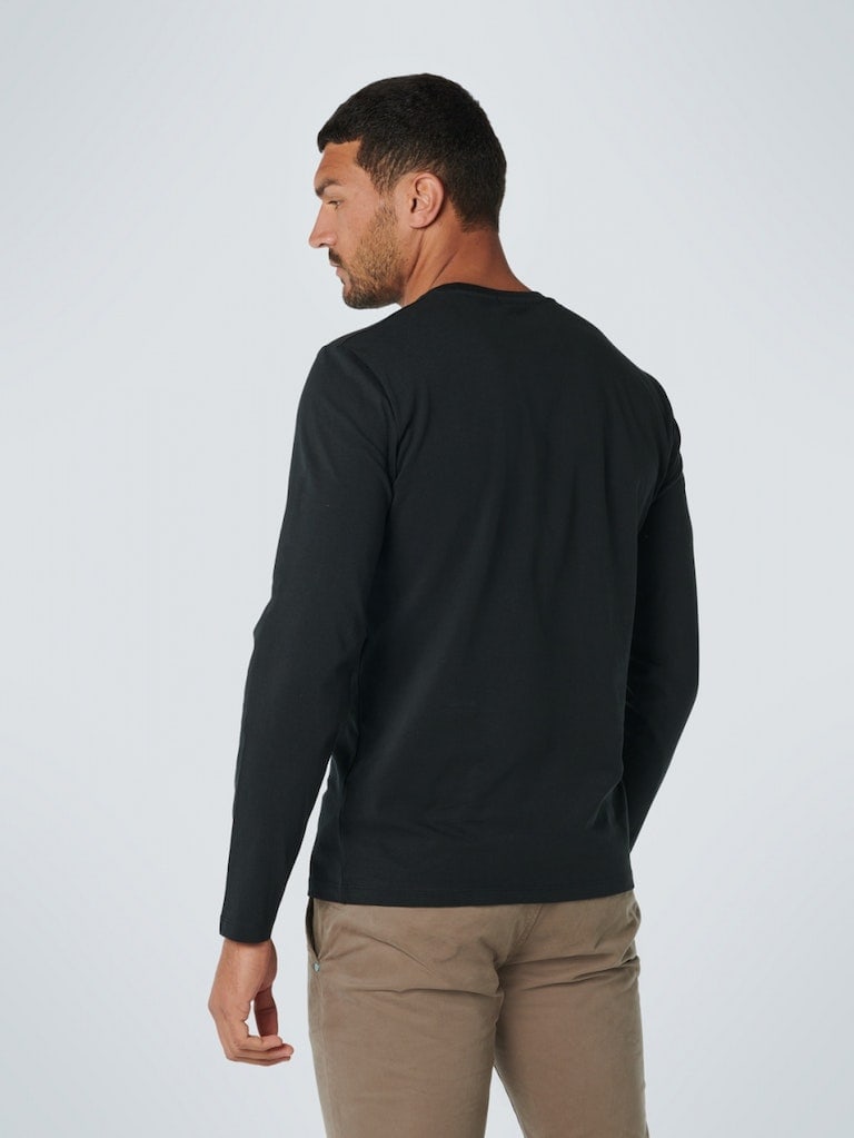 T-Shirt Long Sleeve Crewneck Solid