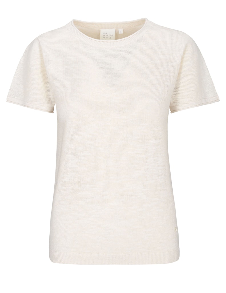 Linen mix T-Shirt knitted