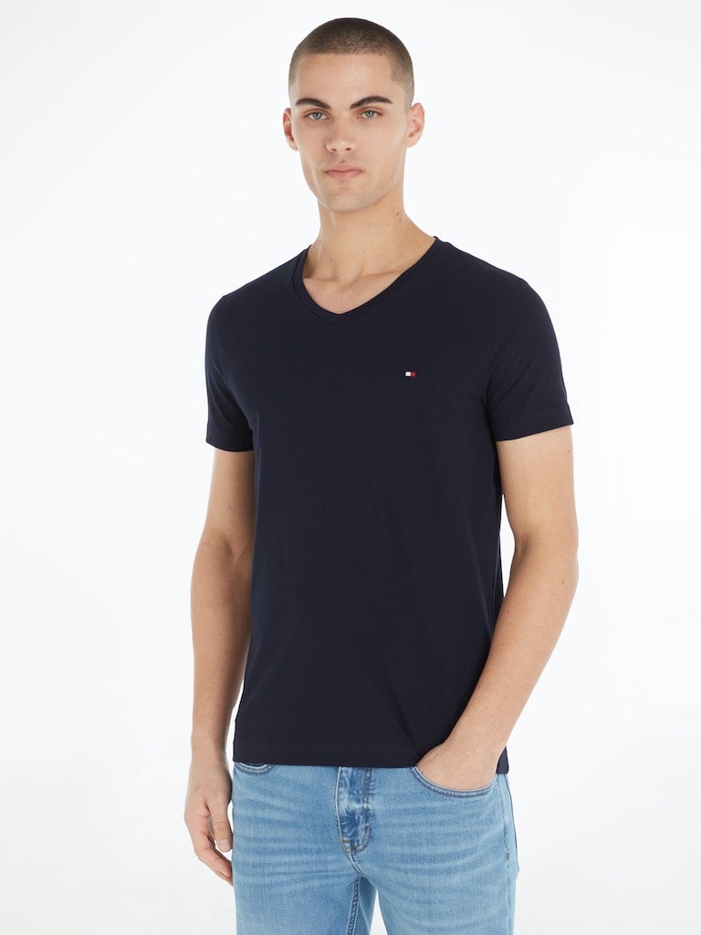 CORE STRETCH SLIM V-NECK TEE