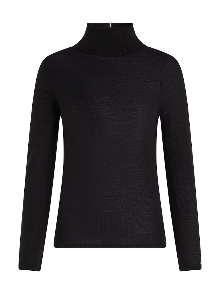 MERINO ROLL-NK LS SWEATER