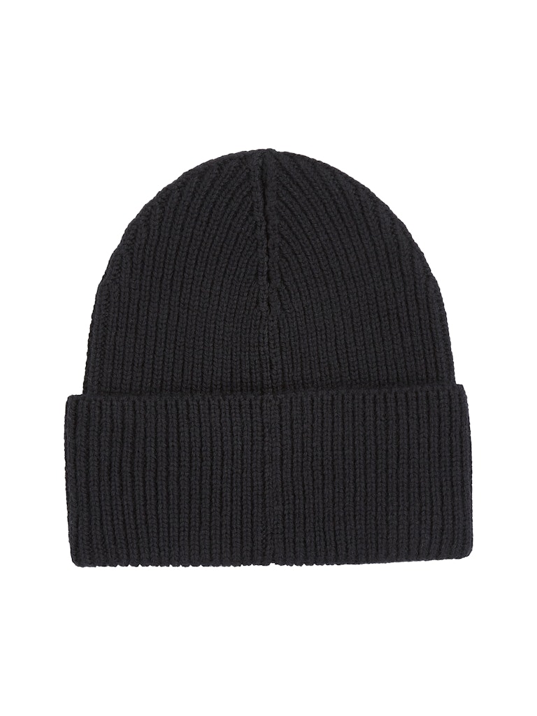 CK METAL CHUNKY RIB BEANIE