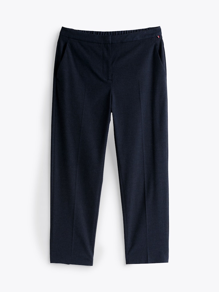 FLANNEL SLIM STRAIGHT PANT